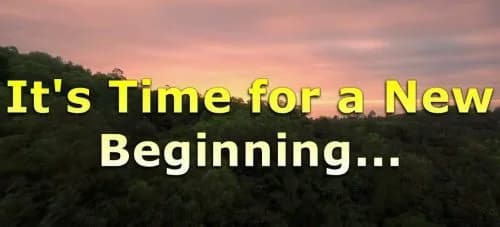 New Year: It is time for a new beginning
