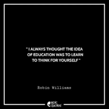 Always think for yourself